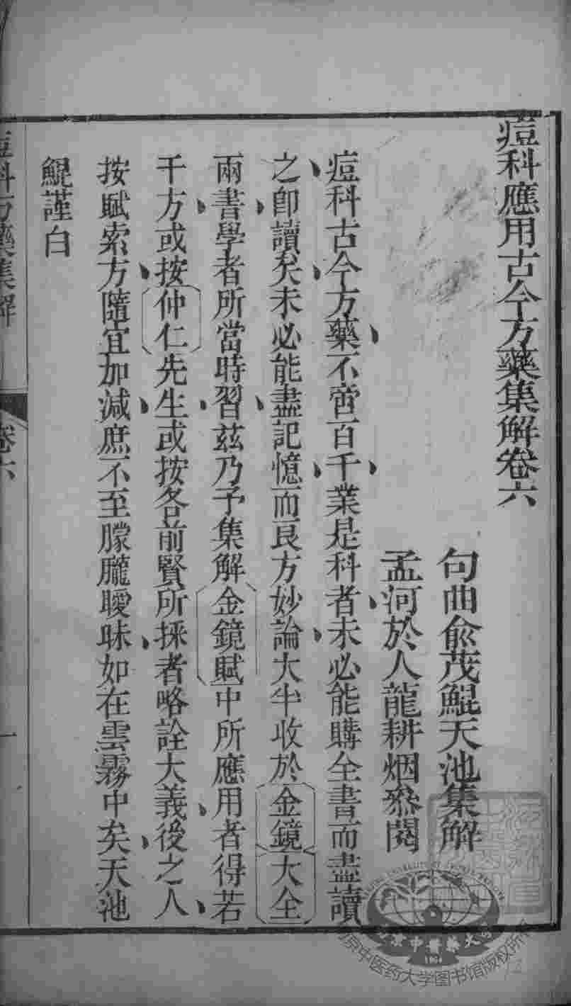 痧痘集解  卷6